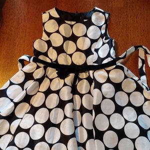 Rare Editions Girls 3t polka dot dress